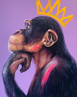 Painting, Purple Monkey, Kevin Deuso