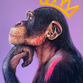 Painting, Purple Monkey, Kevin Deuso