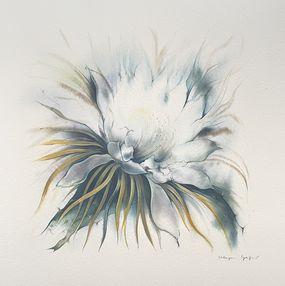 Painting, Königin der Nacht | Queen of the night plant, Klaus Meyer-Gasters