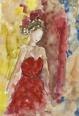 Painting, Bustier Dress, Isabelle Hirtzig