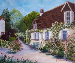 Peinture, Le lavoir, Gyslaine Pachet-Micheneau