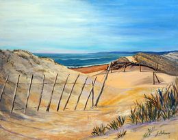 Pintura, Sur les dunes, Gyslaine Pachet-Micheneau