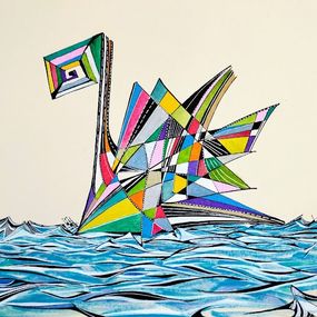Painting, Sea Byrd, Arnaud Dromigny
