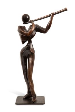 Sculpture, Flûtiste, Ousmane Dermé