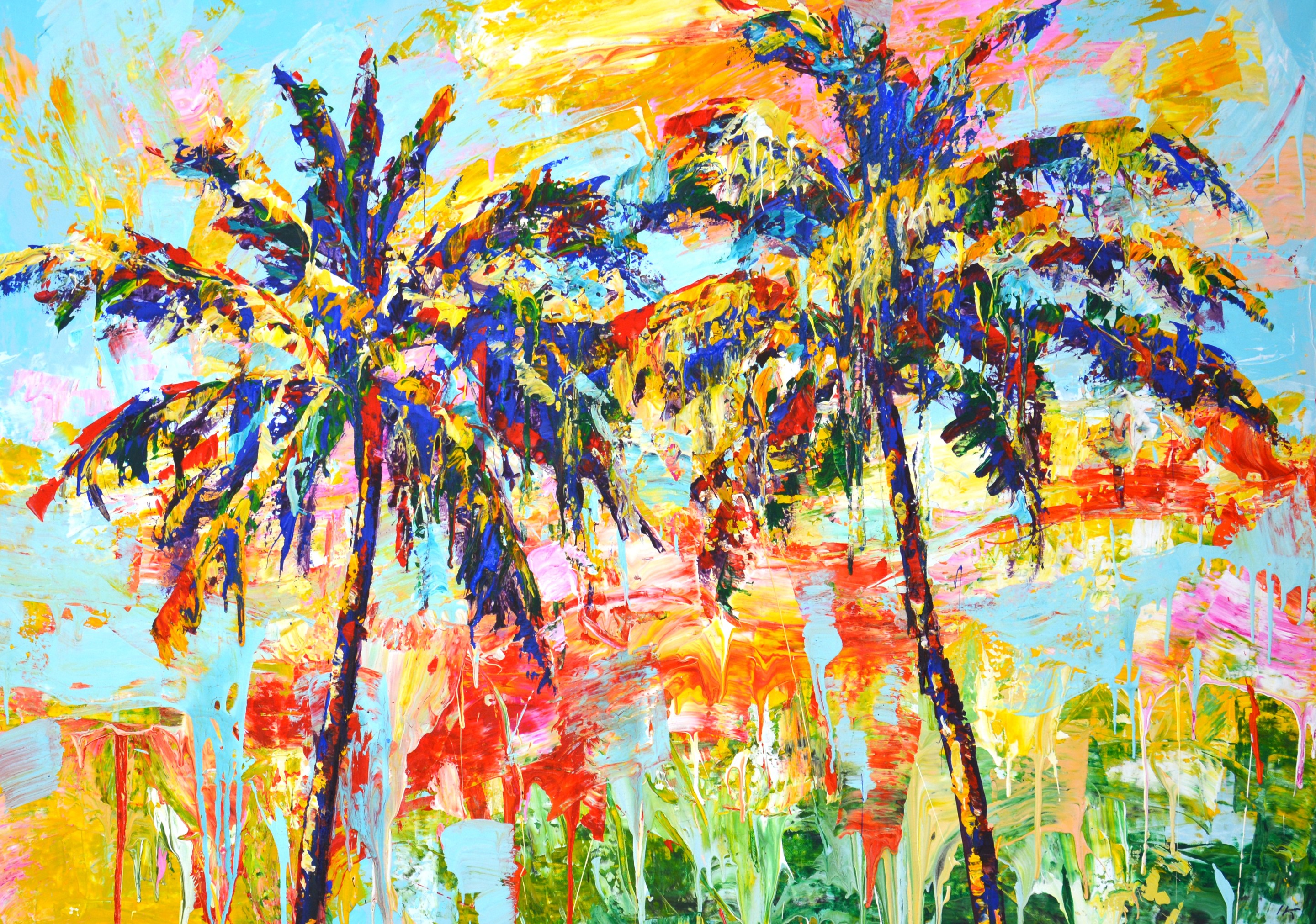 Iryna Kastsova, Summer. Palms 3 Iryna Kastsova, Summer. Palms 3