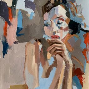Painting, Romantic woman, Schagen Vita