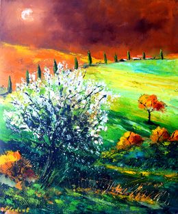 Painting, Spring in Tuscany, Pol Ledent