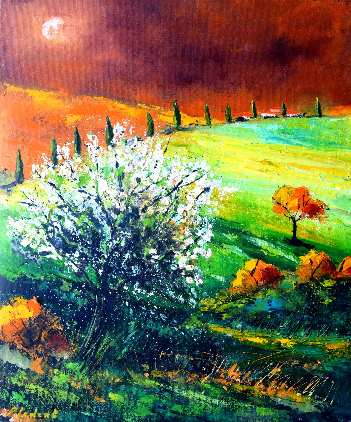 Pol Ledent, Spring in Tuscany Pol Ledent, Spring in Tuscany