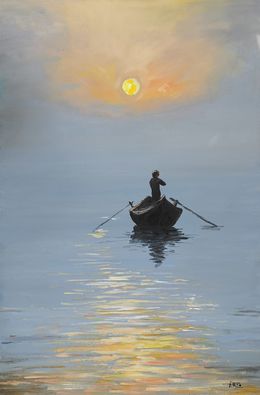 Painting, Solitary Sunrise, Arto Mkrtchyan