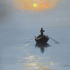 Painting, Solitary Sunrise, Arto Mkrtchyan