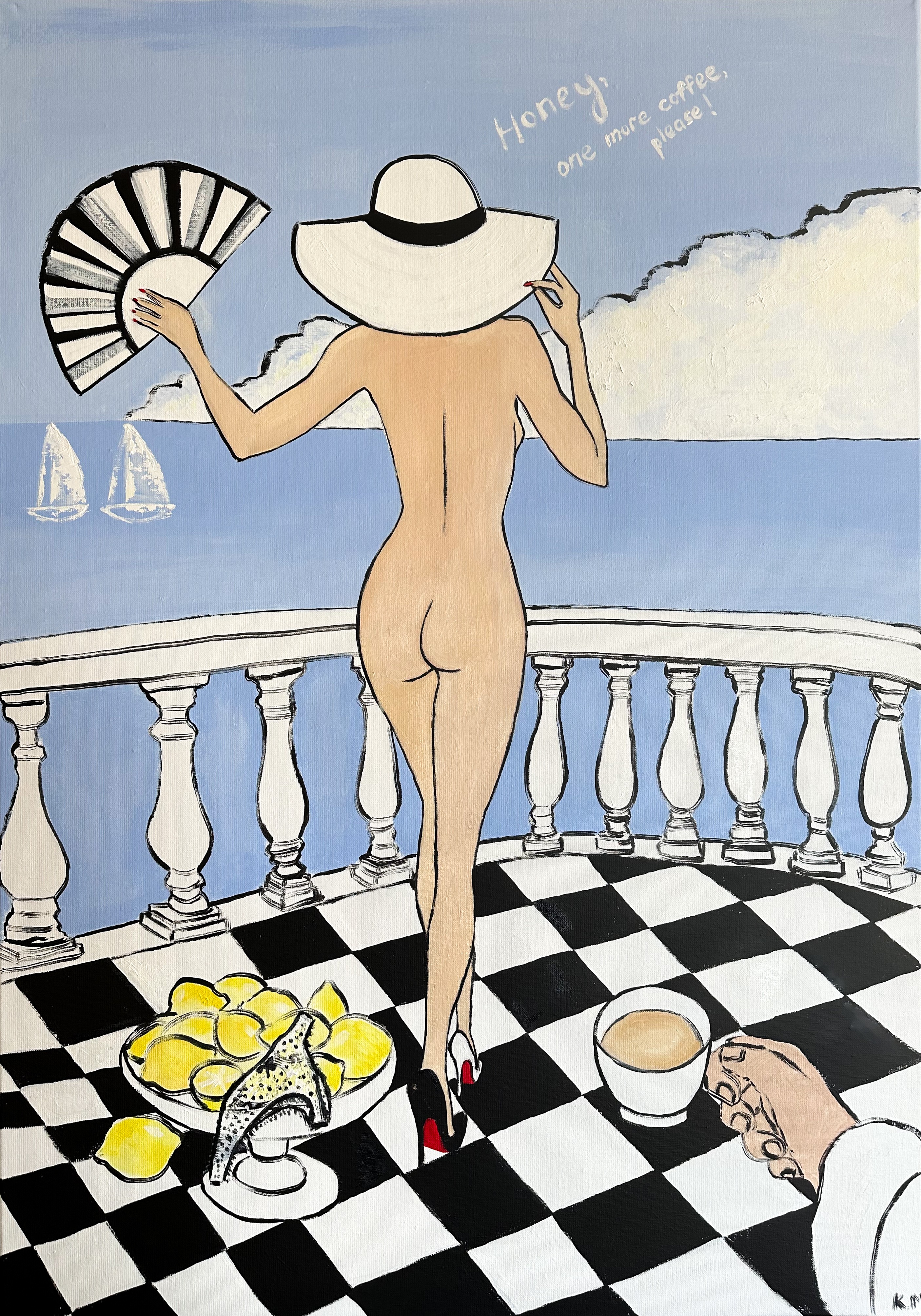 Kristina Mallen, Morning bliss on the Amalfi Coast Kristina Mallen, Morning bliss on the Amalfi Coast
