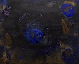 Painting, Blue monad No. 2, Maria Velia Simone