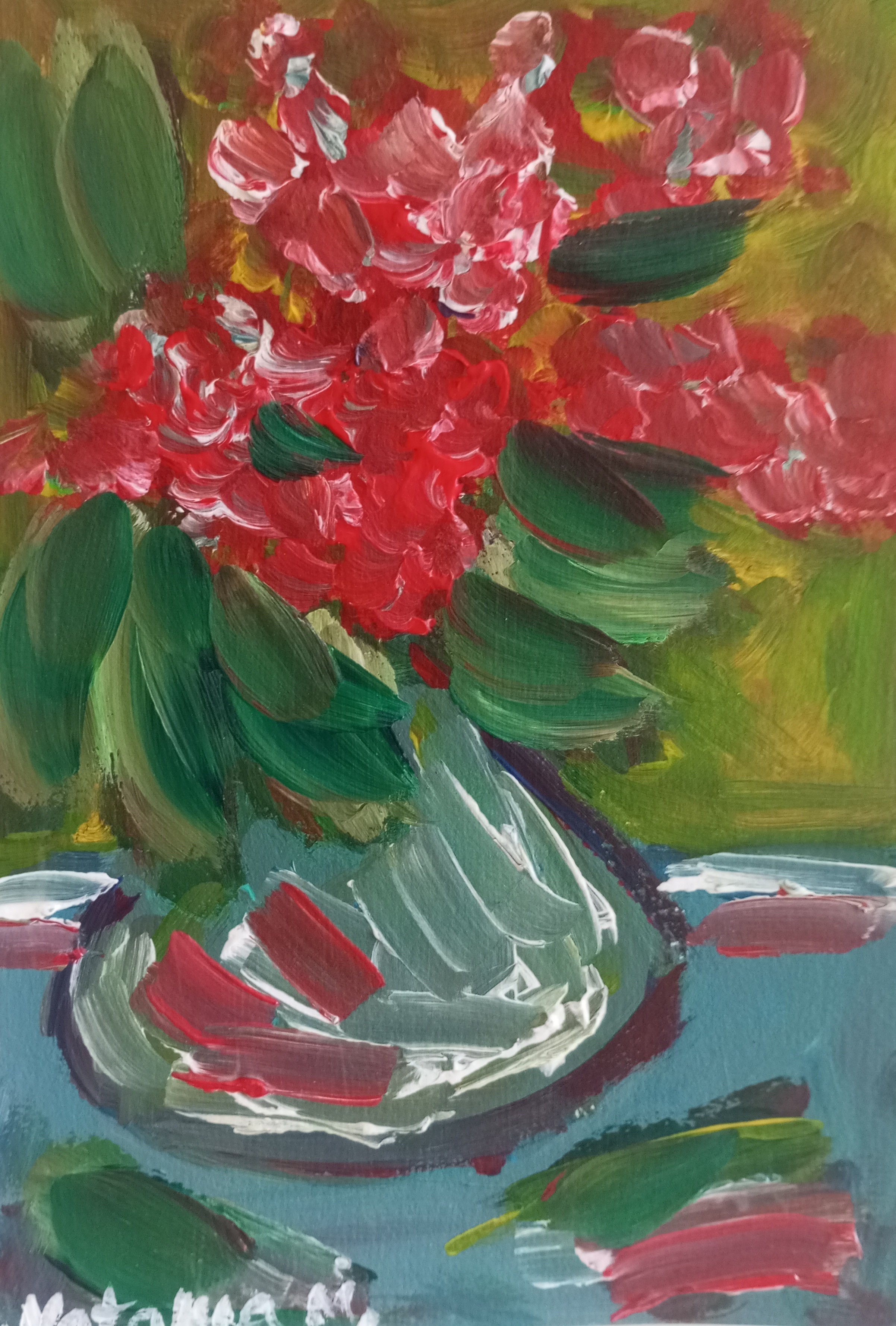 Natalya Mougenot, Sweetness of morning summer flowers Natalya Mougenot, Sweetness of morning summer flowers