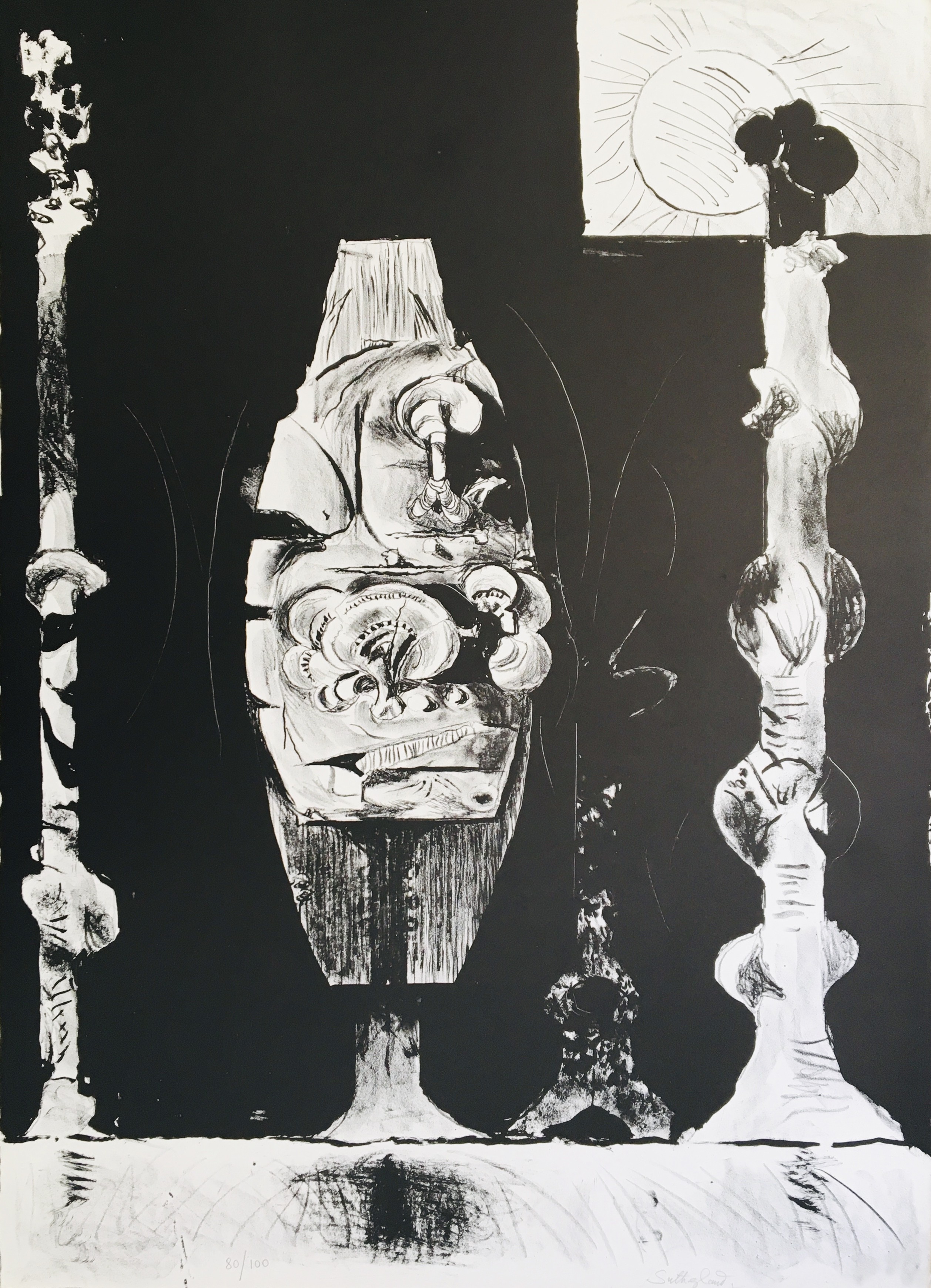 Graham Sutherland, Trois formes debout Graham Sutherland, Trois formes debout