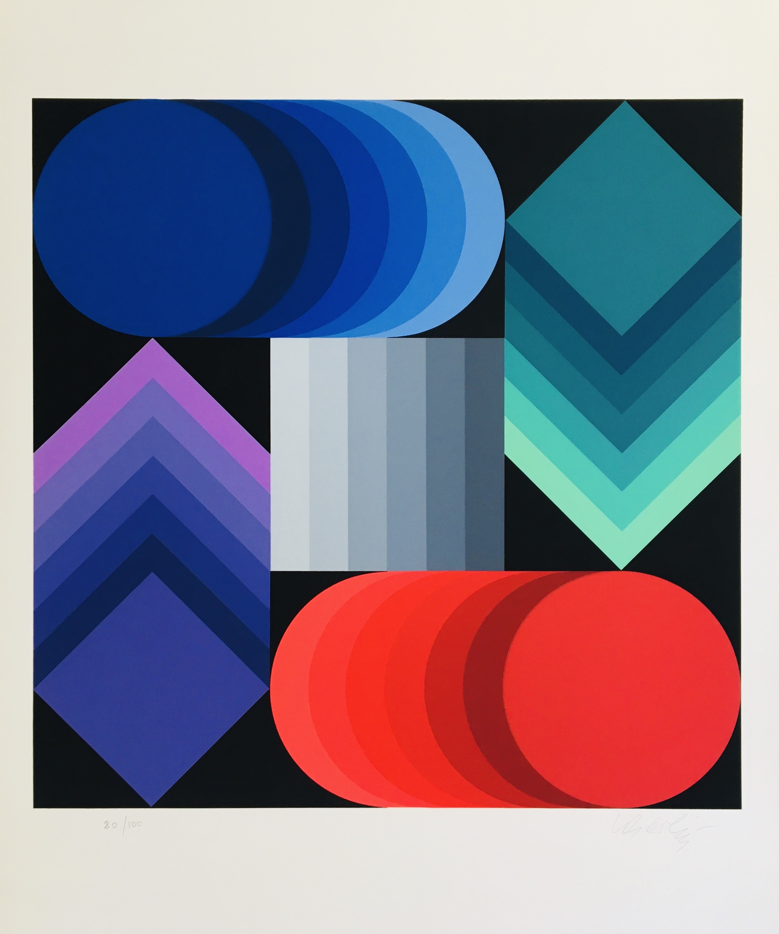 Victor Vasarely, Stri-dio Victor Vasarely, Stri-dio