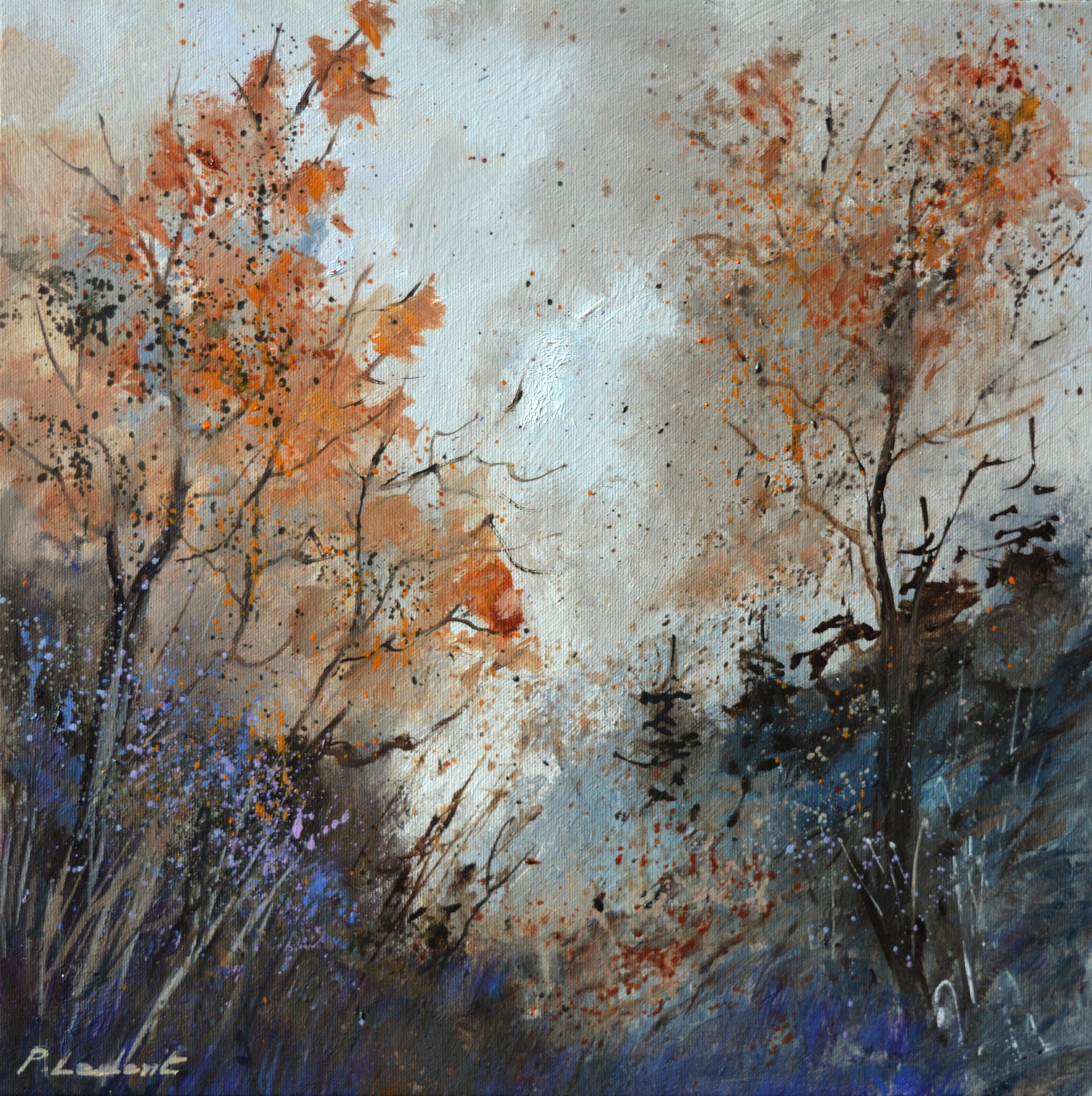 Pol Ledent, Autumn in the wood Pol Ledent, Autumn in the wood