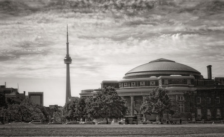 Steve Silverman, Convocation Hall and CN Tower Steve Silverman, Convocation Hall and CN Tower