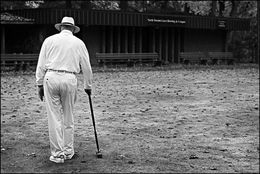 Photography, Man Playing Croquet, John Migicovsky