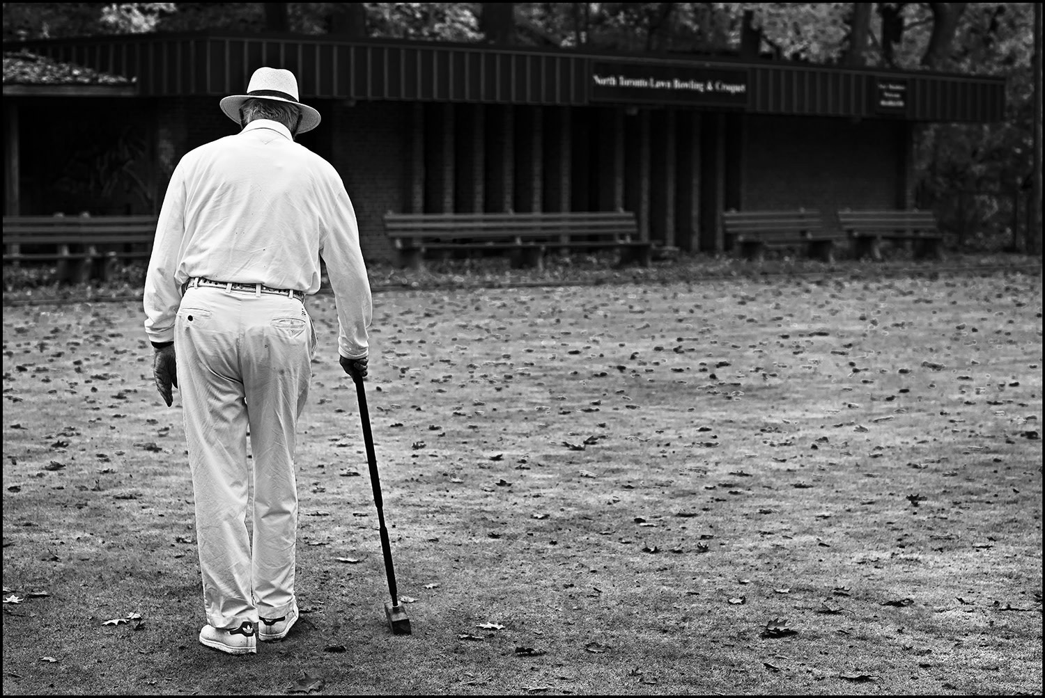 John Migicovsky, Man Playing Croquet John Migicovsky, Man Playing Croquet
