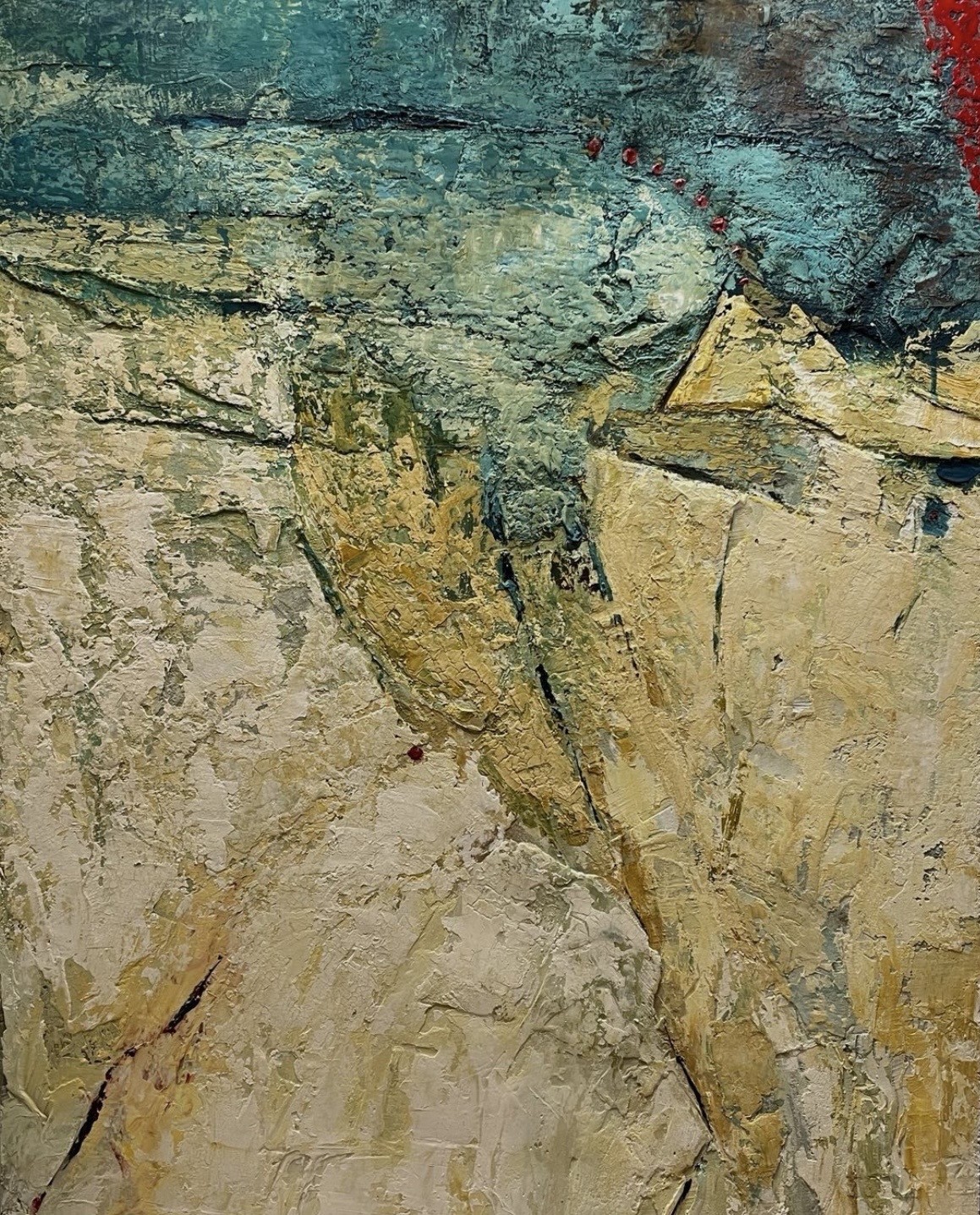 Dagan B, Abstraction impressioniste 4 en vert et jaune 2 Dagan B, Abstraction impressioniste 4 en vert et jaune 2