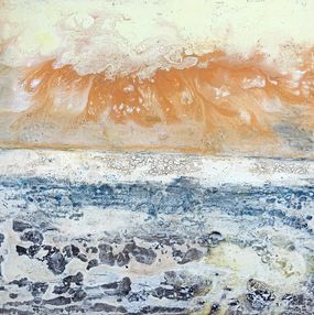 Gemälde, Apricot Clouds, Andrew Lennon