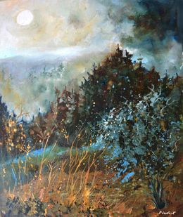 Painting, Moonshine, Pol Ledent