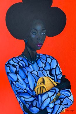 Painting, Beauty For Ashes -21st Century, Iyiola Odunayo