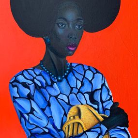 Painting, Beauty For Ashes -21st Century, Iyiola Odunayo