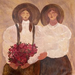 Peinture, Sisters care, Dasha Pogodina