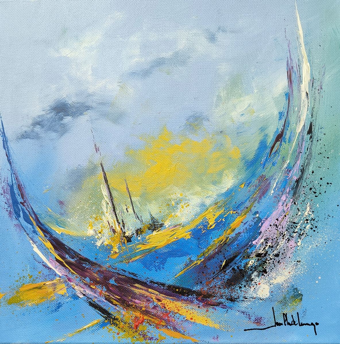 Jean-Claude Lannes, Vagues croisées Jean-Claude Lannes, Vagues croisées