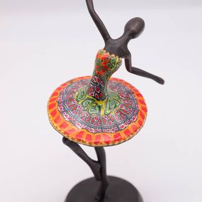 Sculpture, Petite danseuse au tutu rouge, Yannick Le Bloas