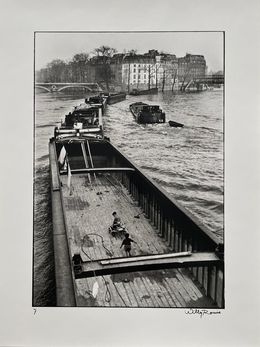 Photography, La péniche aux enfants Paris, Willy Ronis