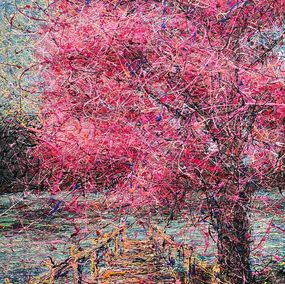 Peinture, A better place (Sakura and Bridge), Nadin Antoniuk