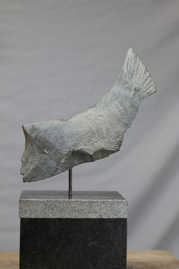 Sculpture, Fish Stone Sculpture, Kamo Aloyan