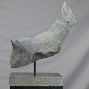 Sculpture, Fish Stone Sculpture, Kamo Aloyan