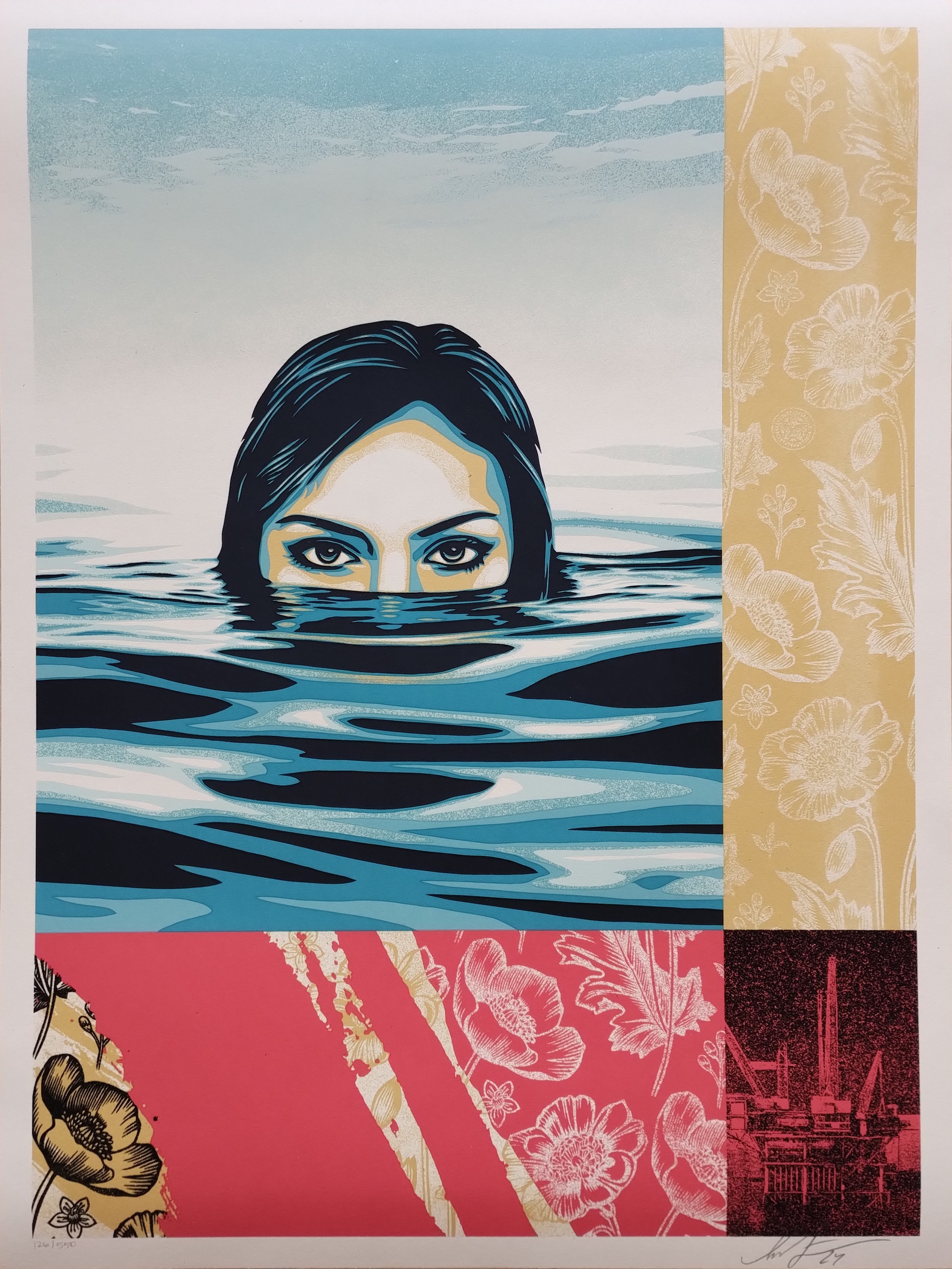 Shepard Fairey (Obey), Treading Water Shepard Fairey (Obey), Treading Water