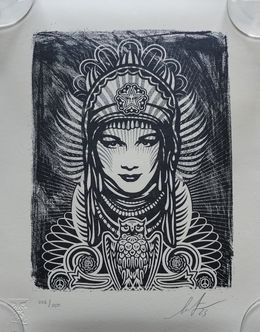 Print, Peace Goddess, Shepard Fairey (Obey)