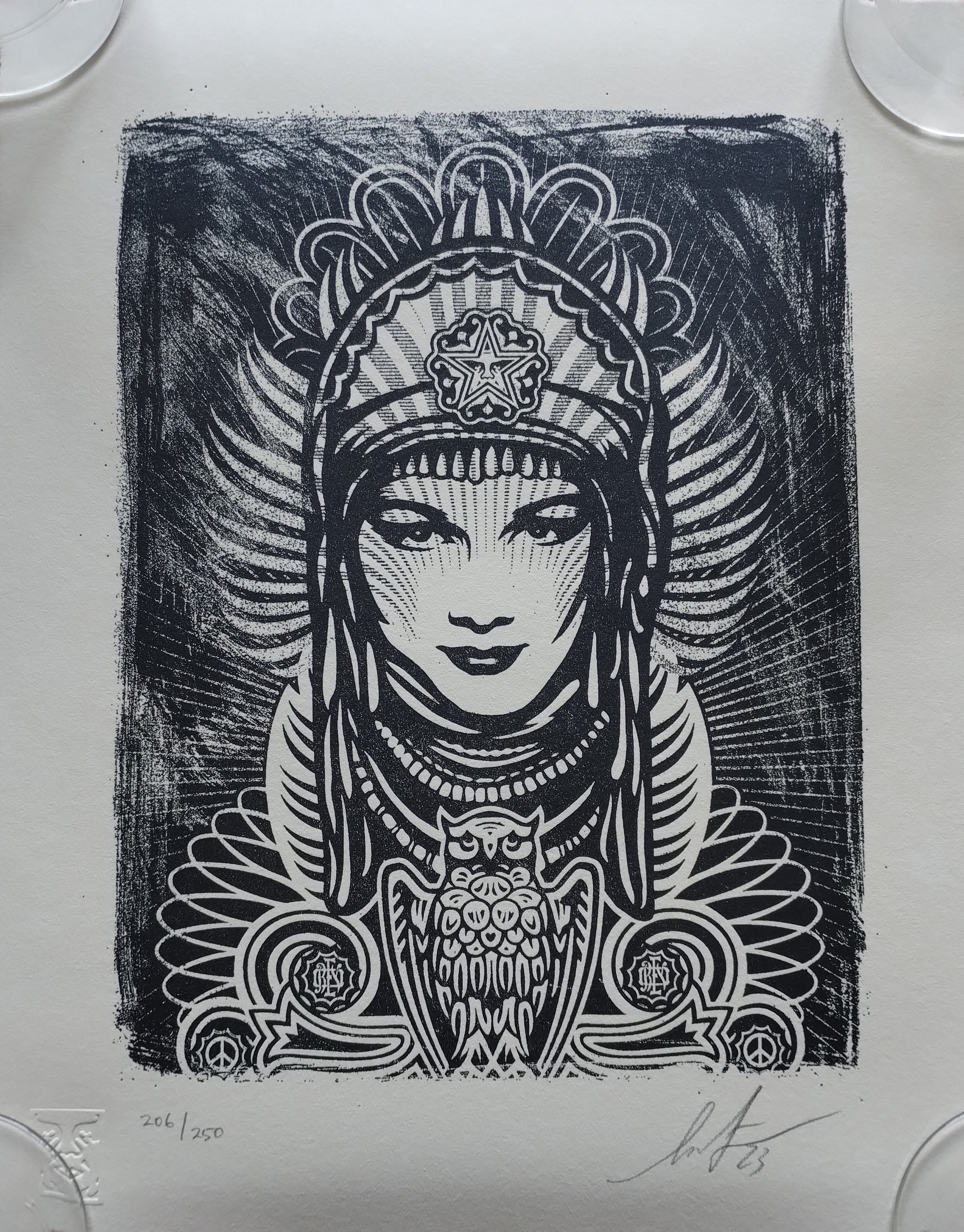 Shepard Fairey (Obey), Peace Goddess Shepard Fairey (Obey), Peace Goddess