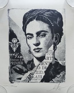 Print, The Woman Who Defeated Pain (Frida Kahlo), Shepard Fairey (Obey)