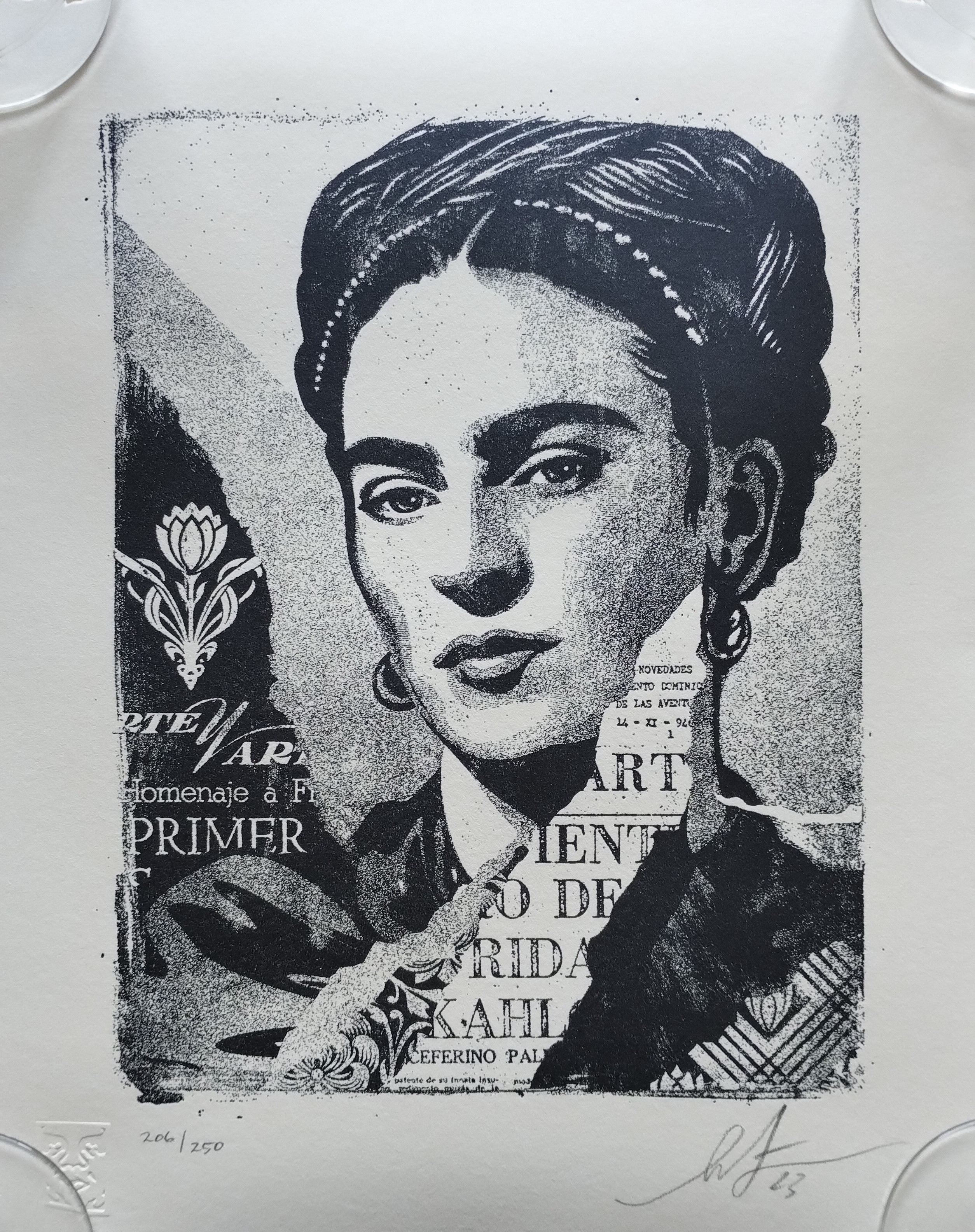 Shepard Fairey (Obey), The Woman Who Defeated Pain (Frida Kahlo) Shepard Fairey (Obey), The Woman Who Defeated Pain (Frida Kahlo)