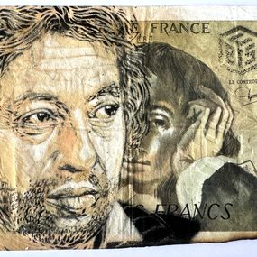 Peinture, Gainsbourg sur billet de 500 F (K211), C215