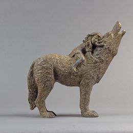 Skulpturen, Le rêve ou le loup et la petite fille, Sophie Verger