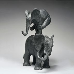 Sculpture, Éléphant saute, Sophie Verger