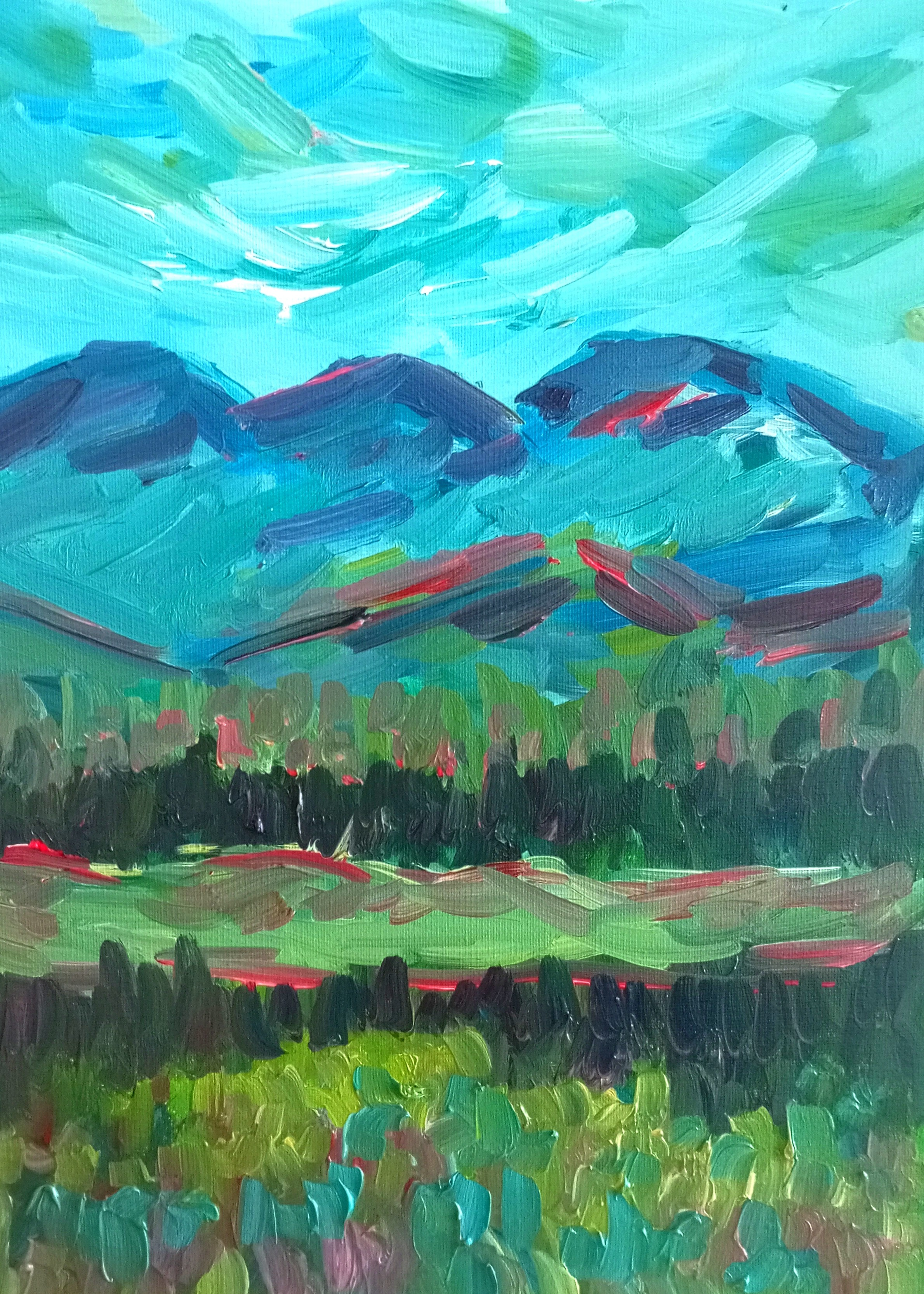 Natalya Mougenot, Serenity of the mountains Natalya Mougenot, Serenity of the mountains