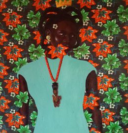 Painting, Threads of Sovereignty 1, Bakare Abubakri-sideeq Babatunde