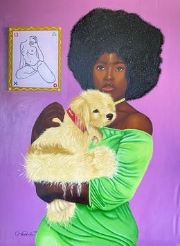 Pintura, Max in Loving Arms, Tolulope Adigbo