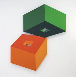 Escultura, Gradient green / red, Gabriela Batista