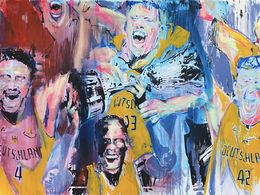 Painting, Champions #1, Mic Staib