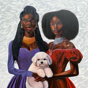 Painting, Sisterhood of Grace (We Thrive), Samson Adetunji