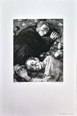 Print, Le sommeil des Apôtres (9e état), Michel Ciry